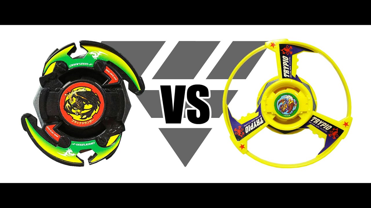 爆転シュートベイブレード ブラックドランザー VS トライピオ 対戦動画