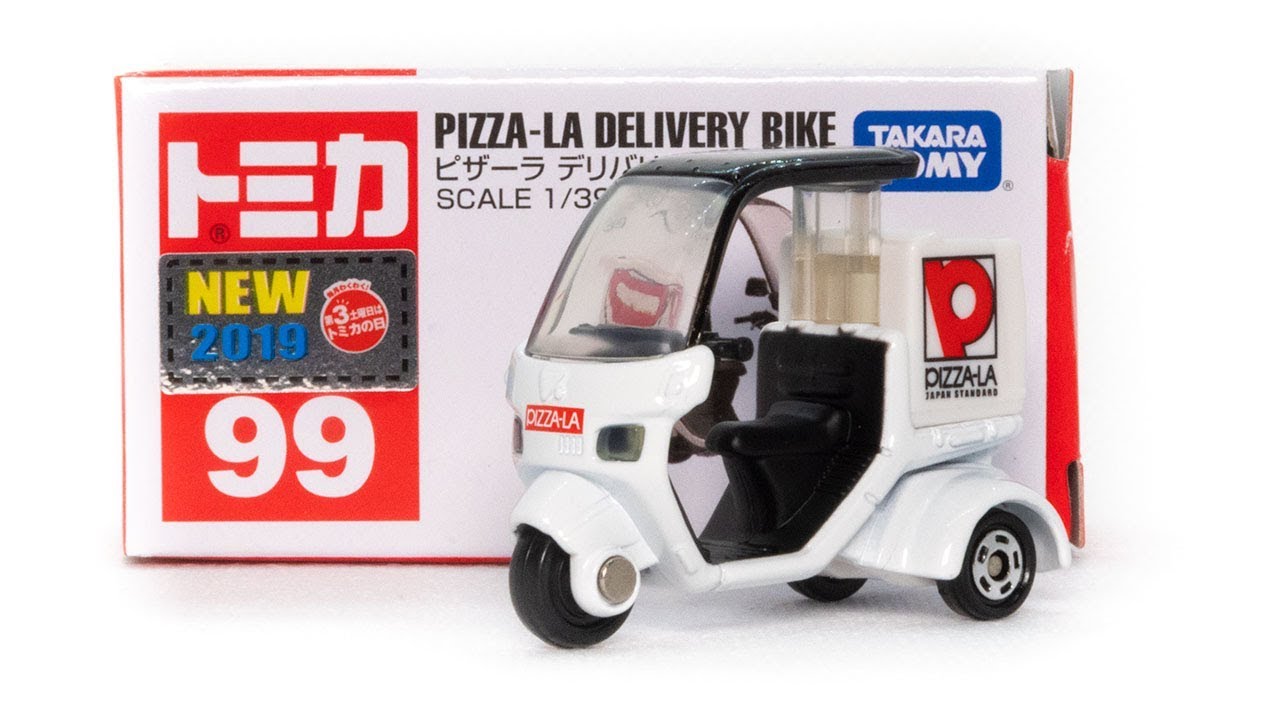 2019年3月の新車】トミカ No.99 ピザーラ デリバリーバイク【ジャイロ