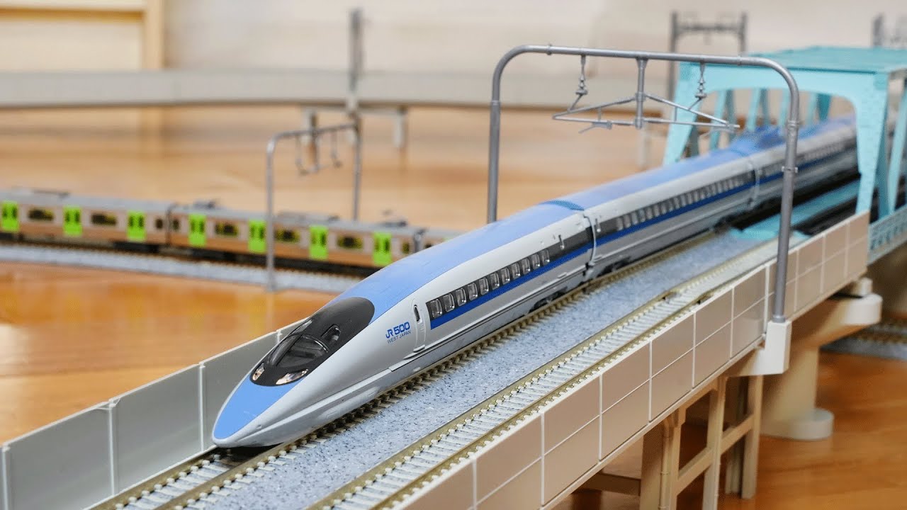 Tomix N Scale 500 Shinkansen Train Unboxing - YouTube
