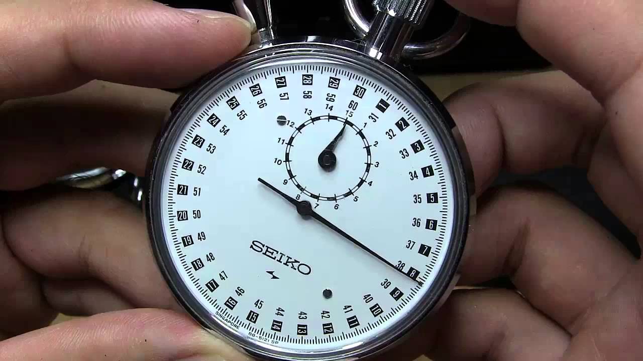 音と内部の動きがたまらない、SEIKO 機械式ストップウォッチ | Cafe