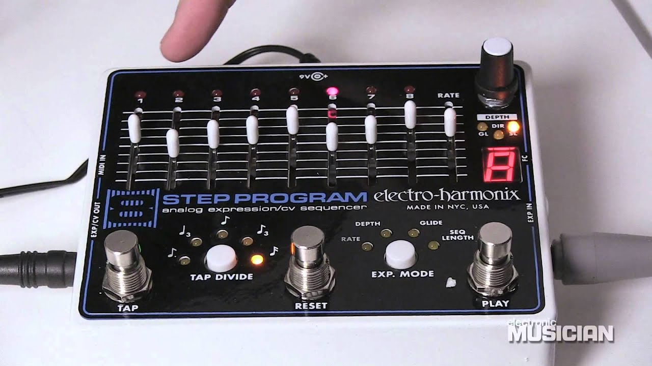 Electro-Harmonix 8-Step Program CV Sequencer Overview - YouTube
