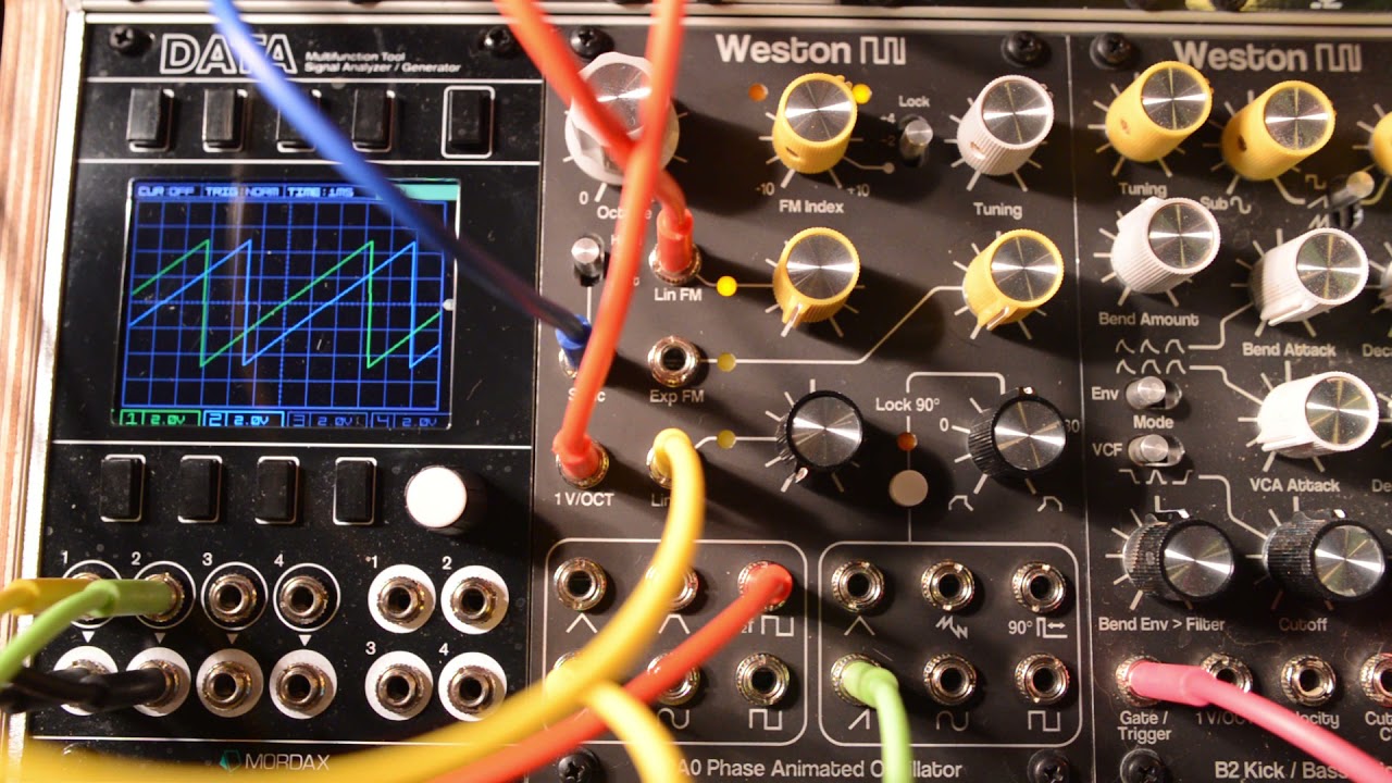 Weston Audio 2V2 Dual VCO with TZFM Eurorack Official Demo - YouTube