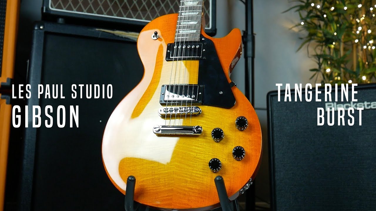 The New Gibson Les Paul Studio, Tangerine Burst - YouTube