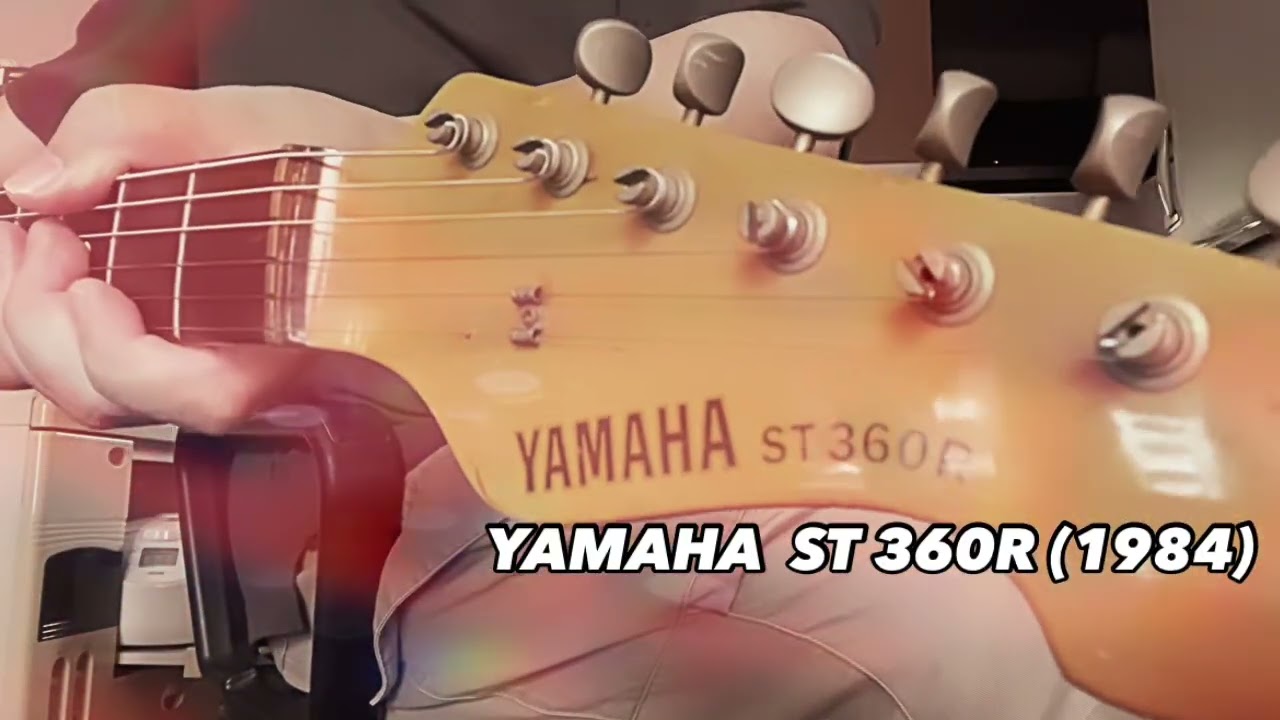 YAMAHA ST360R White Stratocaster type - YouTube