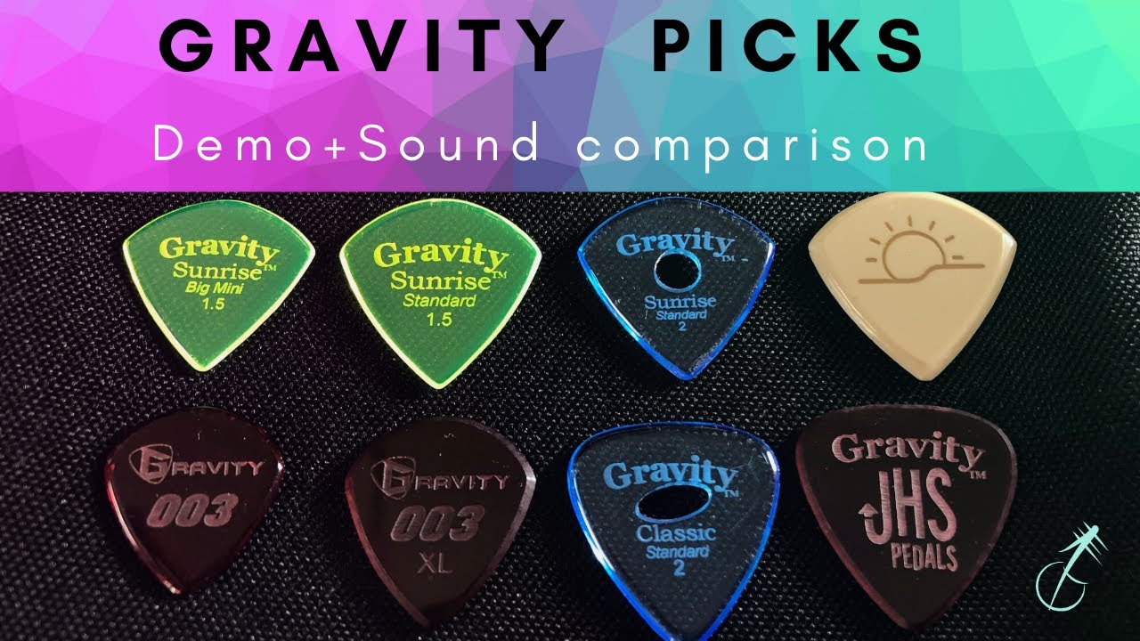 Gravity Guitar Picks Demo and Sound Comparison - YouTube