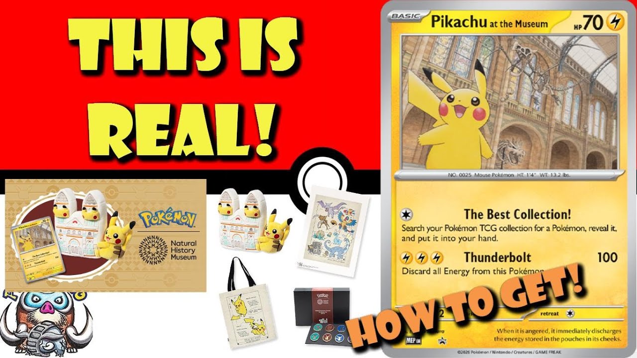 Pikachu at the Musuem is REAL! Exclusive National History Museum