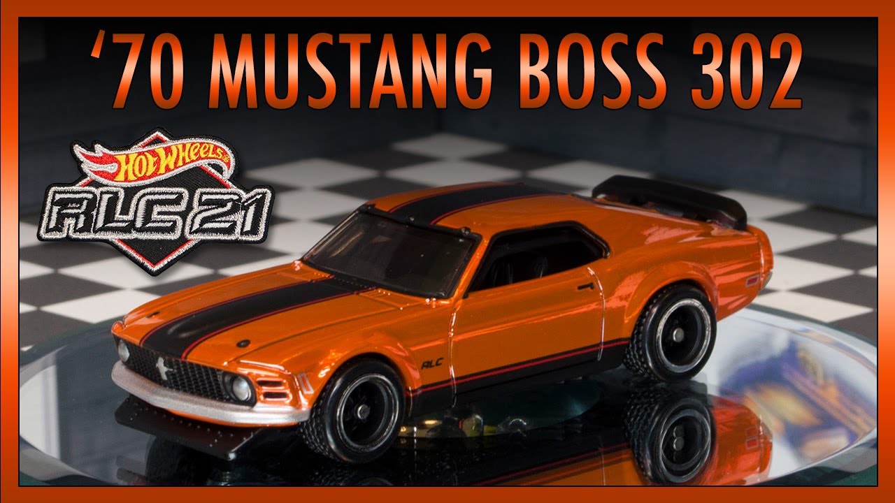 Hot Wheels 2021 Redline Club membership car: '70 Ford Mustang Boss
