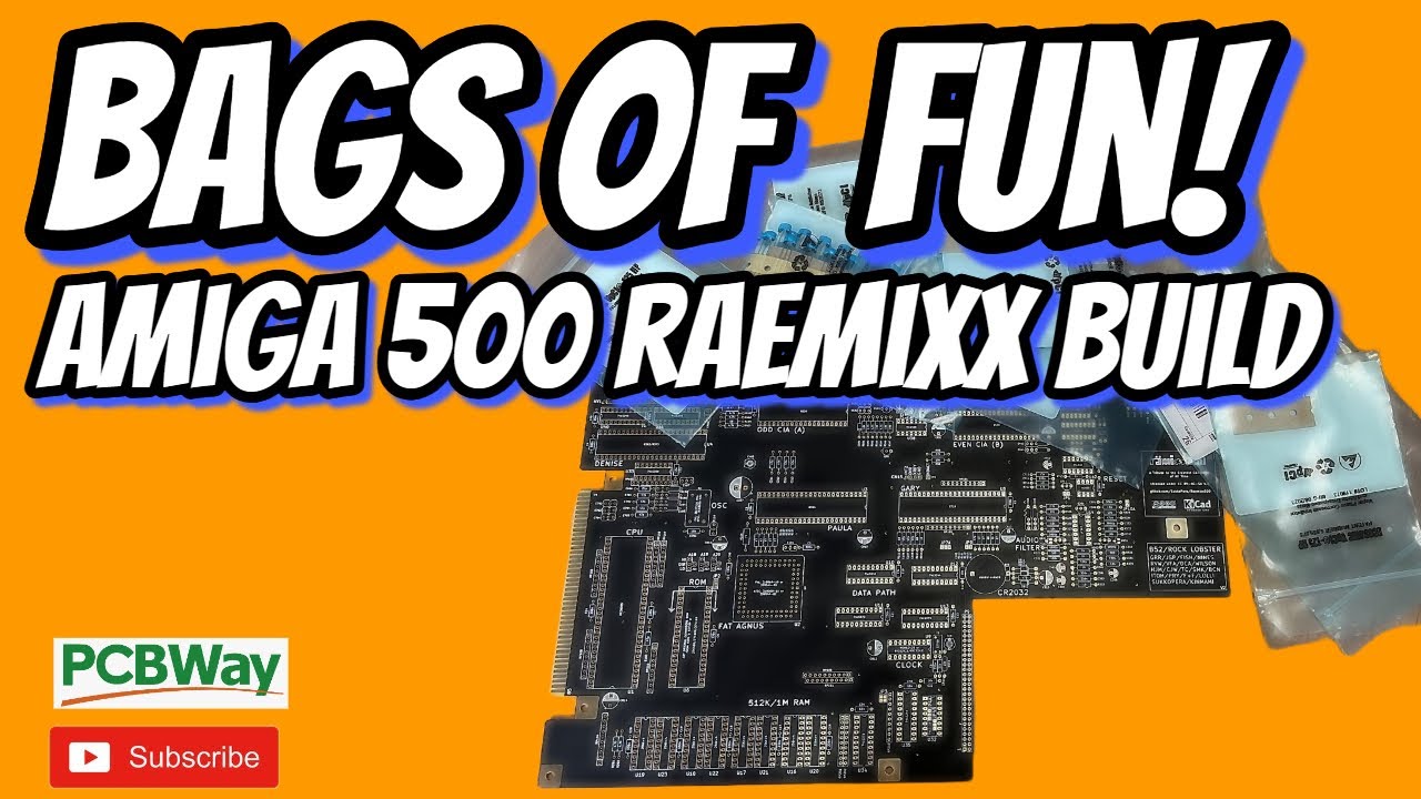 Raemixx Amiga 500 Plus Build. Bags of FUN! Lets begin Part 1 - YouTube