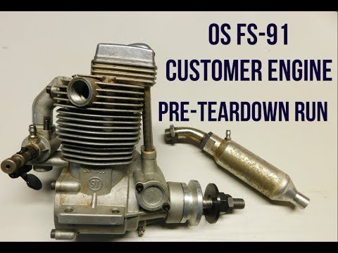 OS FS-91 Surpass Customer Engine Run Before Disassembly Video 2
