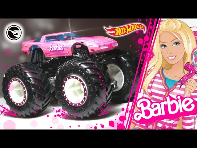Hot Wheels BARBIE MONSTER 'VETTE! 2021 Monster Truck Treasure Hunt