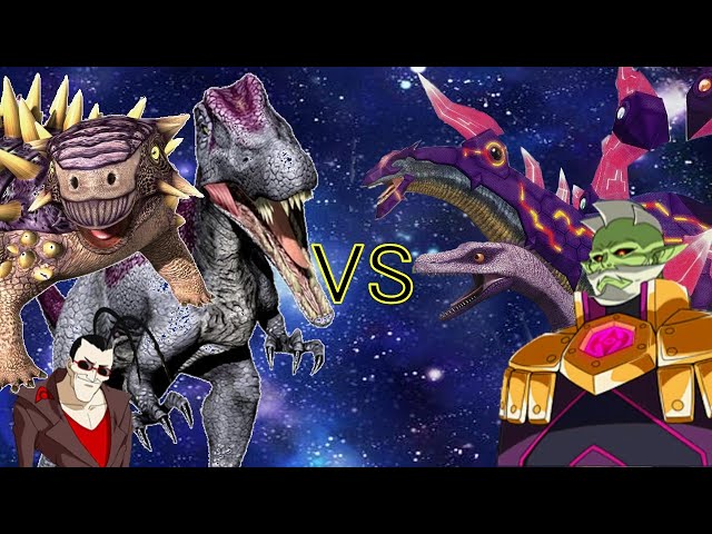 恐竜キング 】スピノサウルス&サイカニア 決戦！！首領ジャーク
