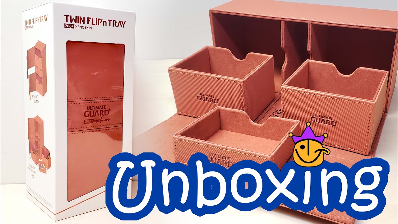 Ultimate Guard Twin Flip'n'Tray Xenoskin 2022 Exclusive Orange