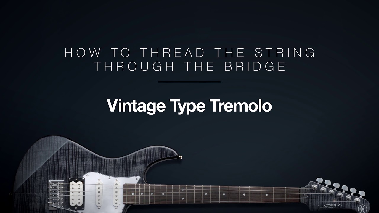 ヤマハ エレキギター 弦の交換方法 - YouTube