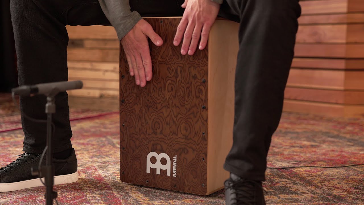 MEINL Percussion - Snarecraft Series Cajon - Burl Wood - SC100BW
