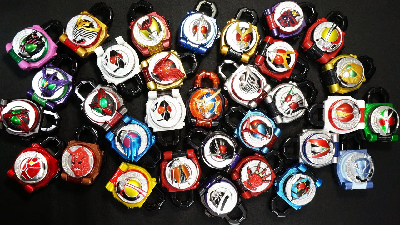 仮面ライダー 鎧武ガイム 全レジェンドロックシード ロック開錠音編