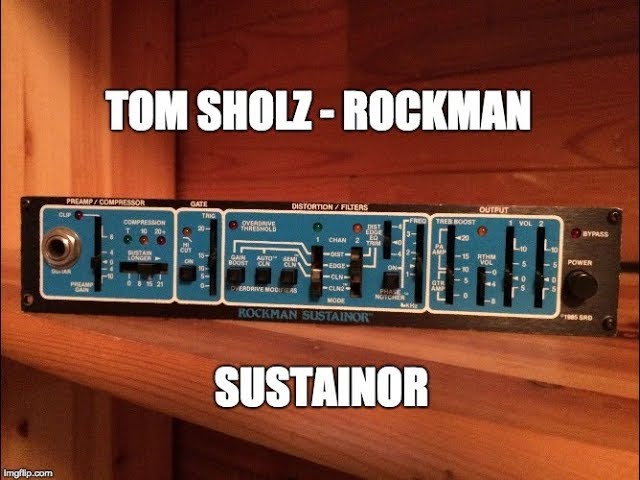 Tom Sholz - Rockman Sustainor Demo, Classic Gear Review - YouTube