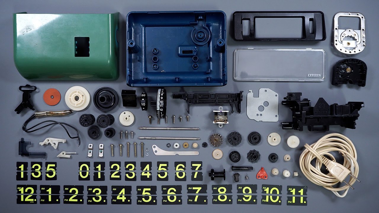 分解】パタパタ時計 - YouTube