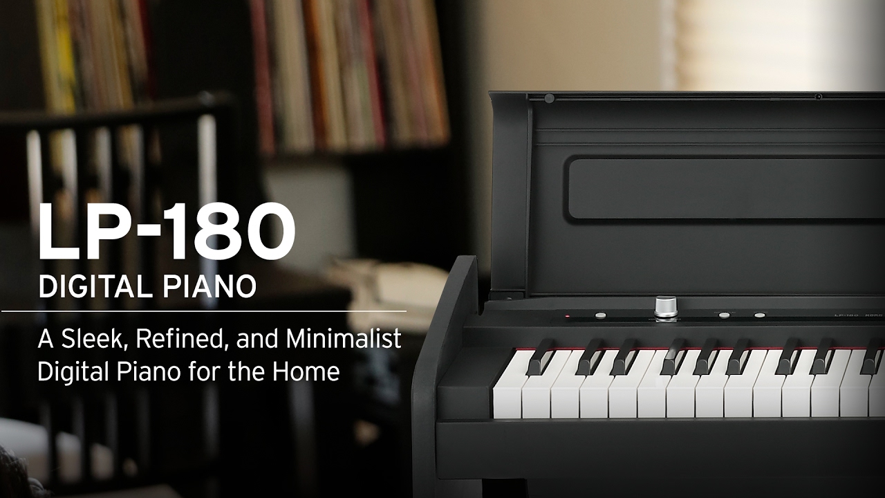 Korg LP-180-BK - black Digital piano with stand