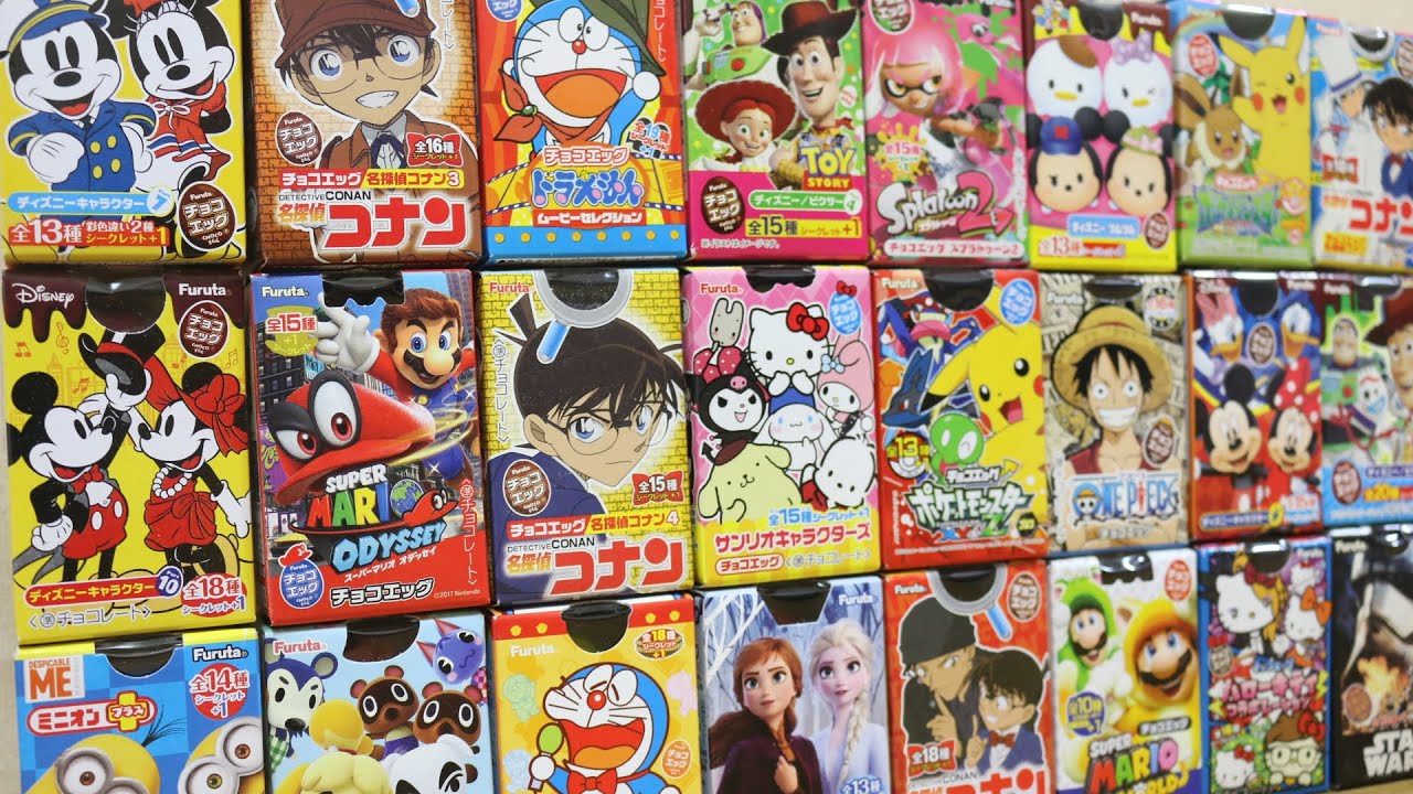 チョコエッグ フルタ×27種類 - YouTube