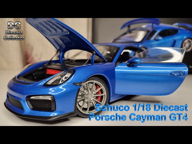 Schuco - Porsche Cayman GT4 - 1/18 Diecast - In Depth Review - YouTube