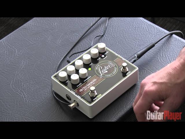 Electro‑Harmonix Lester G Deluxe Rotary Speaker - YouTube