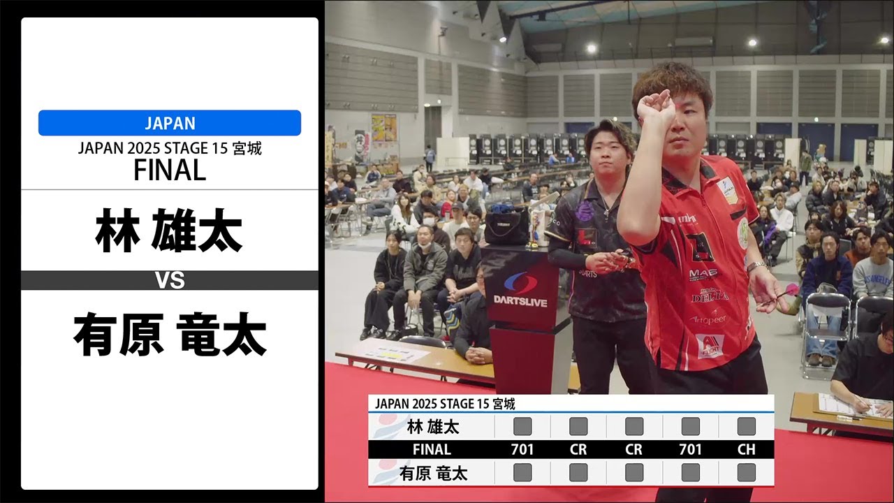 林 雄太 VS 有原 竜太】JAPAN 2025 STAGE15 宮城 FINAL - YouTube