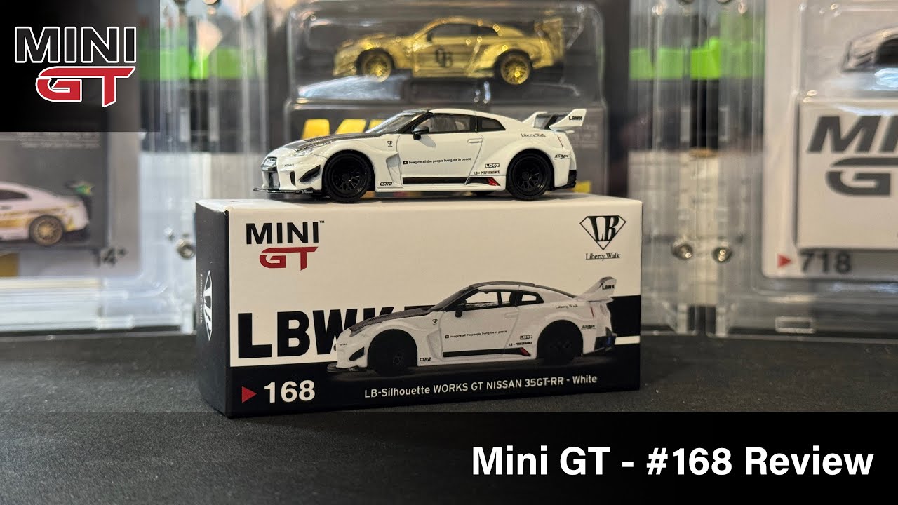 Mini GT - LB-Silhouette WORKS GT NISSAN 35GT-RR Ver.1 White