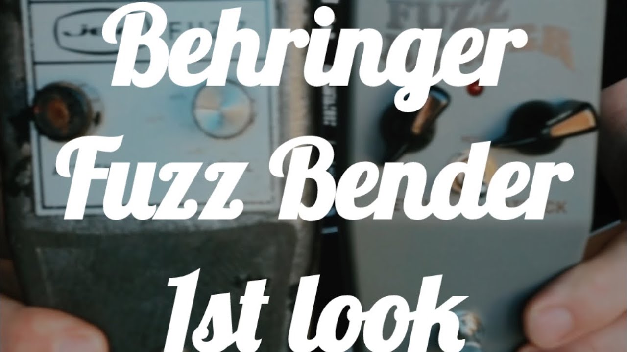 Behringer Fuzz Bender first impressions - YouTube