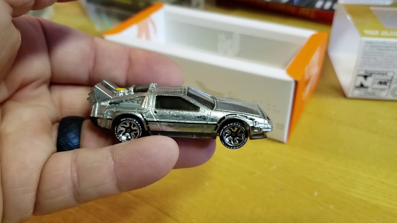 Hot Wheels ID series 1 back to the future time machine bttf
