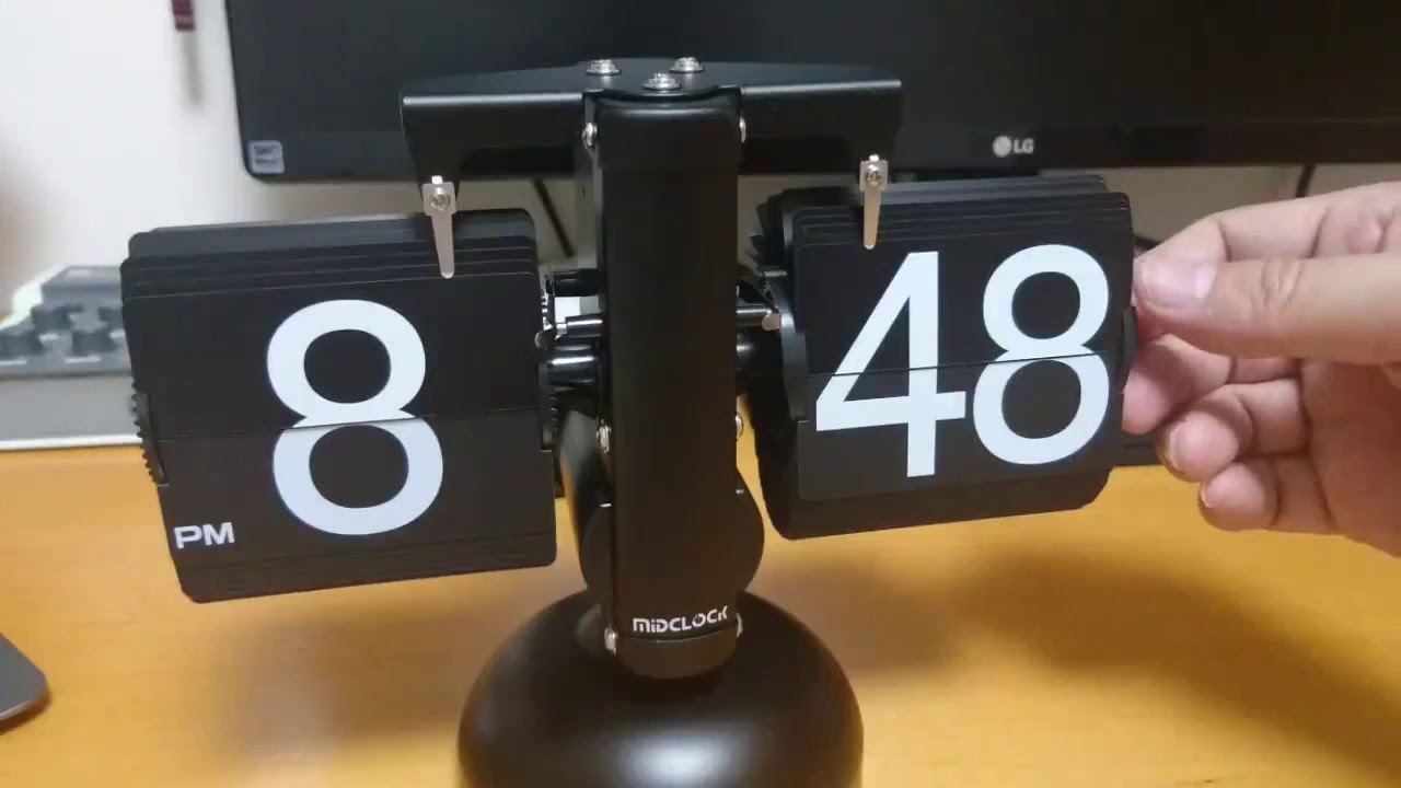 レトロ調パタパタ時計 レビュー - YouTube