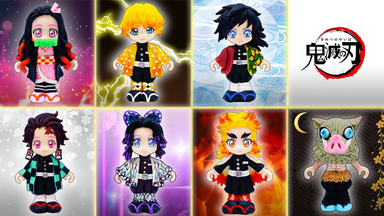 Demon Slayer] Precure transforms into clay costumes🌙 DIY Healin