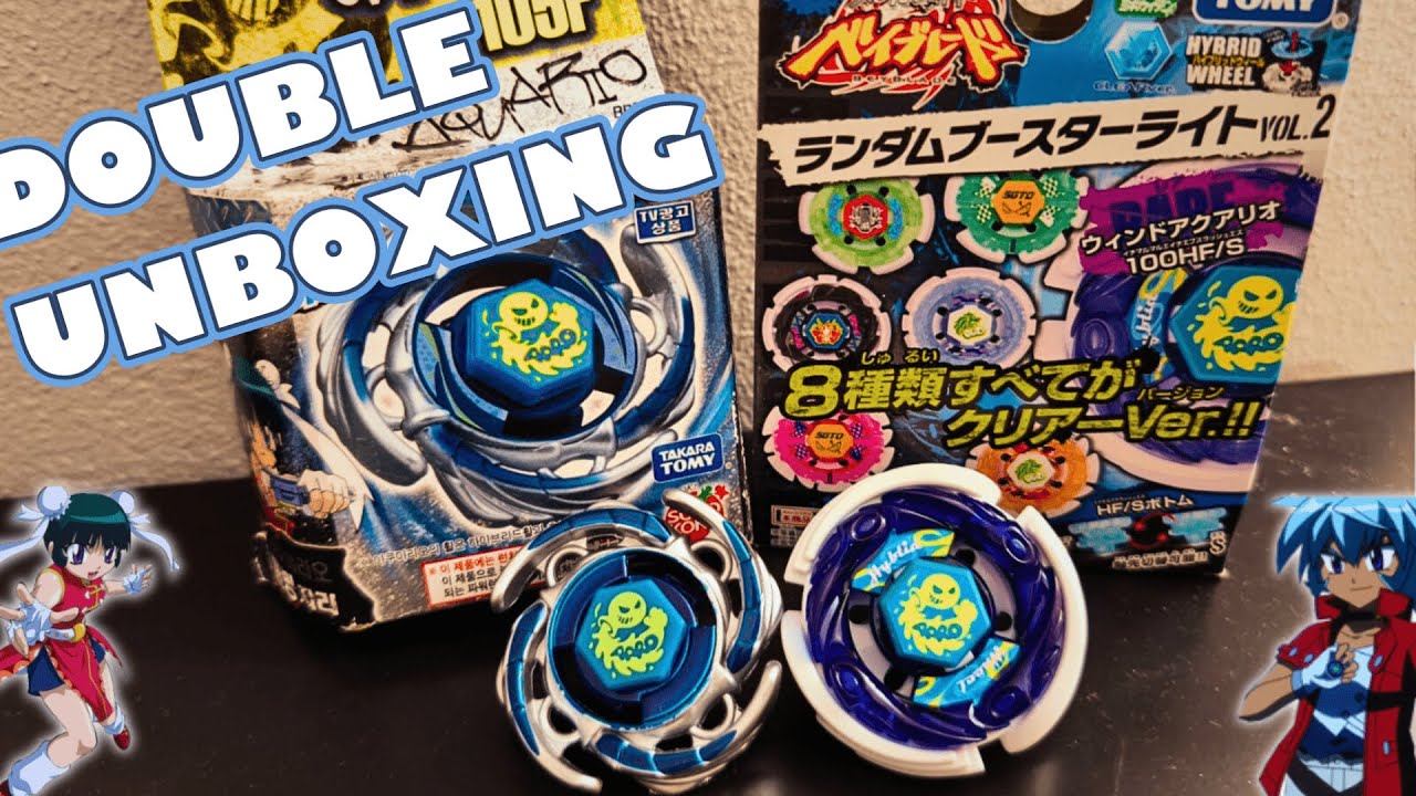 Wind Aquario 100HF/S and Aquario 105F Unboxing | Takara Tomy