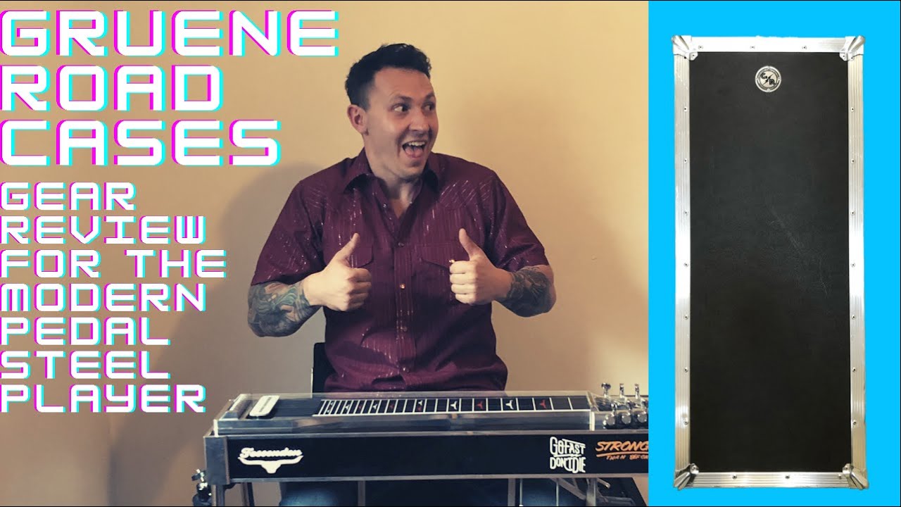 Gruene Road Cases for Pedal Steel Guitar Gear Review - YouTube