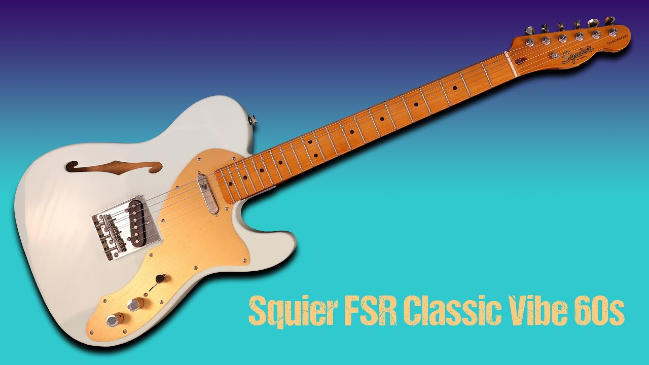 Fender Squier FSR Classic Vibe 60s Thinline Telecaster #fender