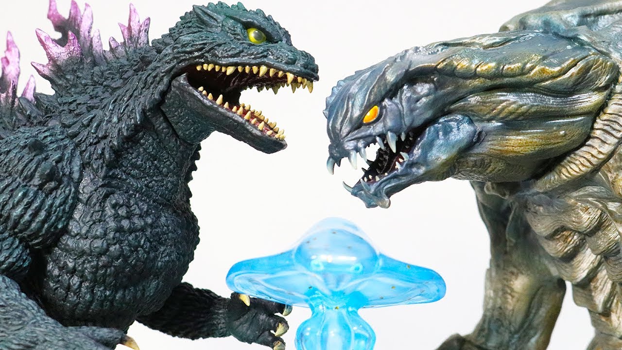 Godzilla vs. Orga＋👽【GODZILLA2000】東宝大怪獣シリーズ figure