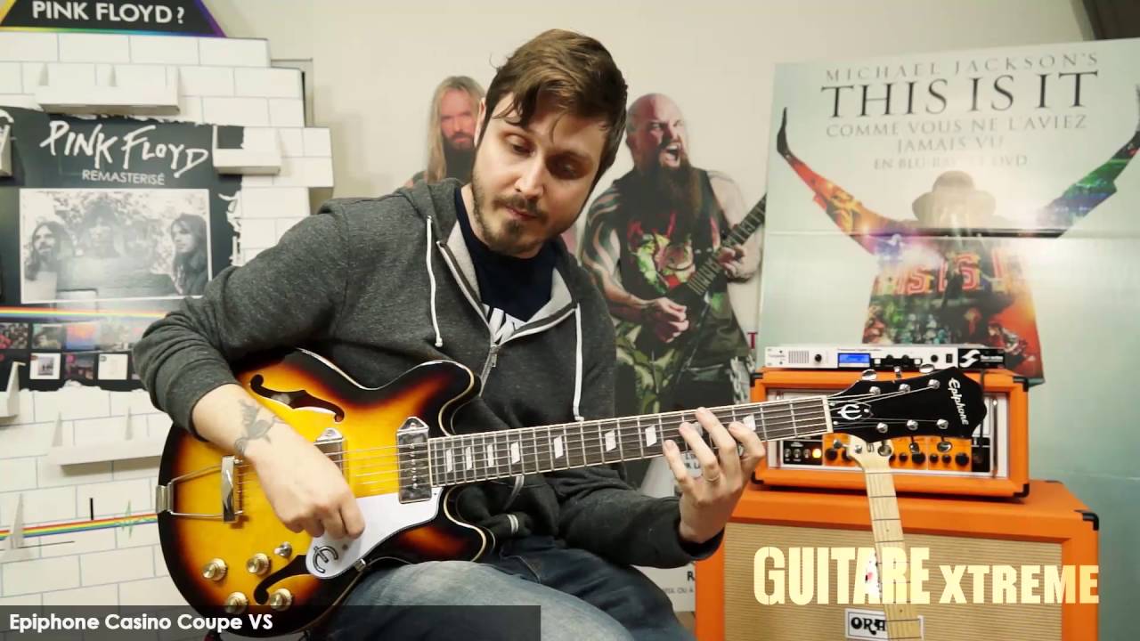 Guitare Xtreme Magazine #77 - Epiphone Casino Coupe VS - YouTube
