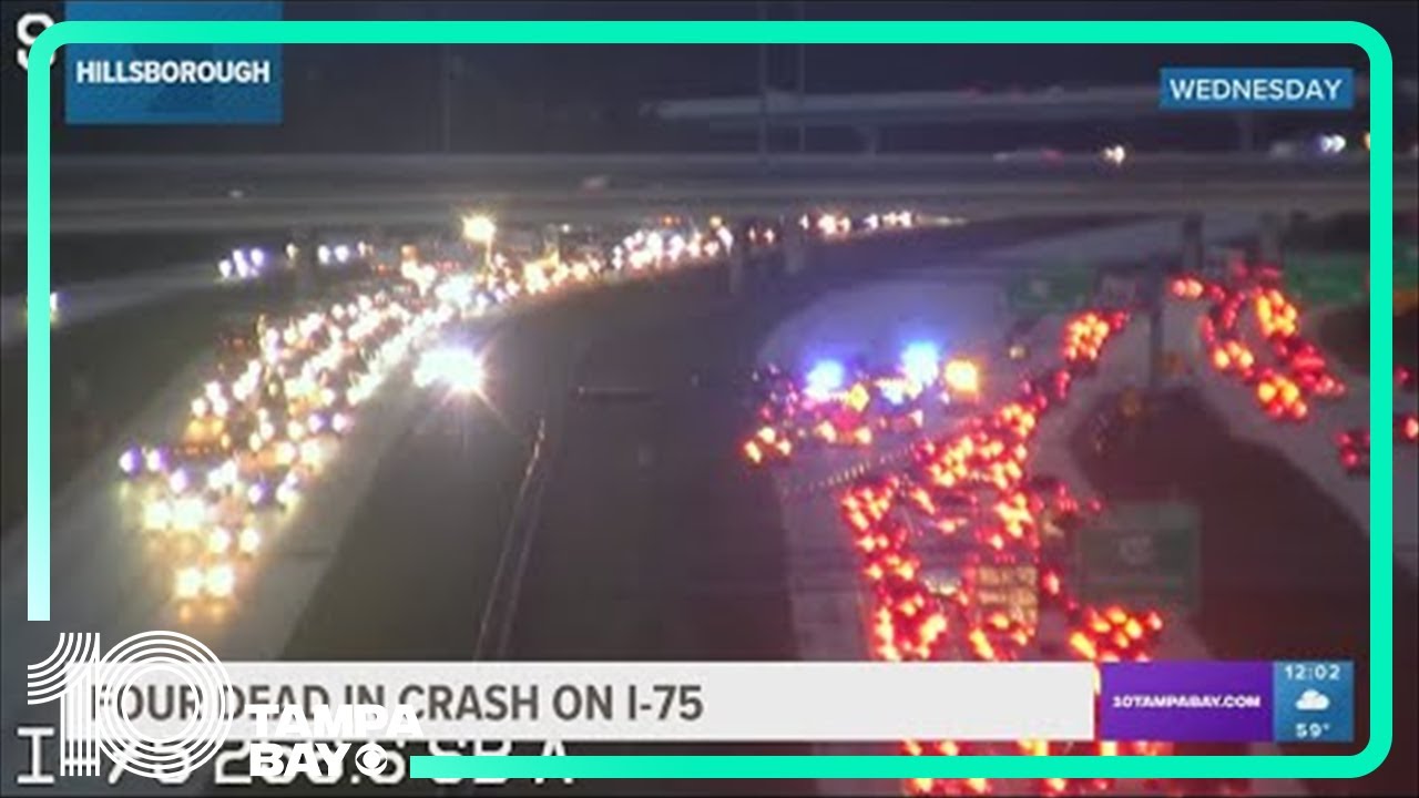 Two young teens among 4 people killed in crash on I-75 SB near