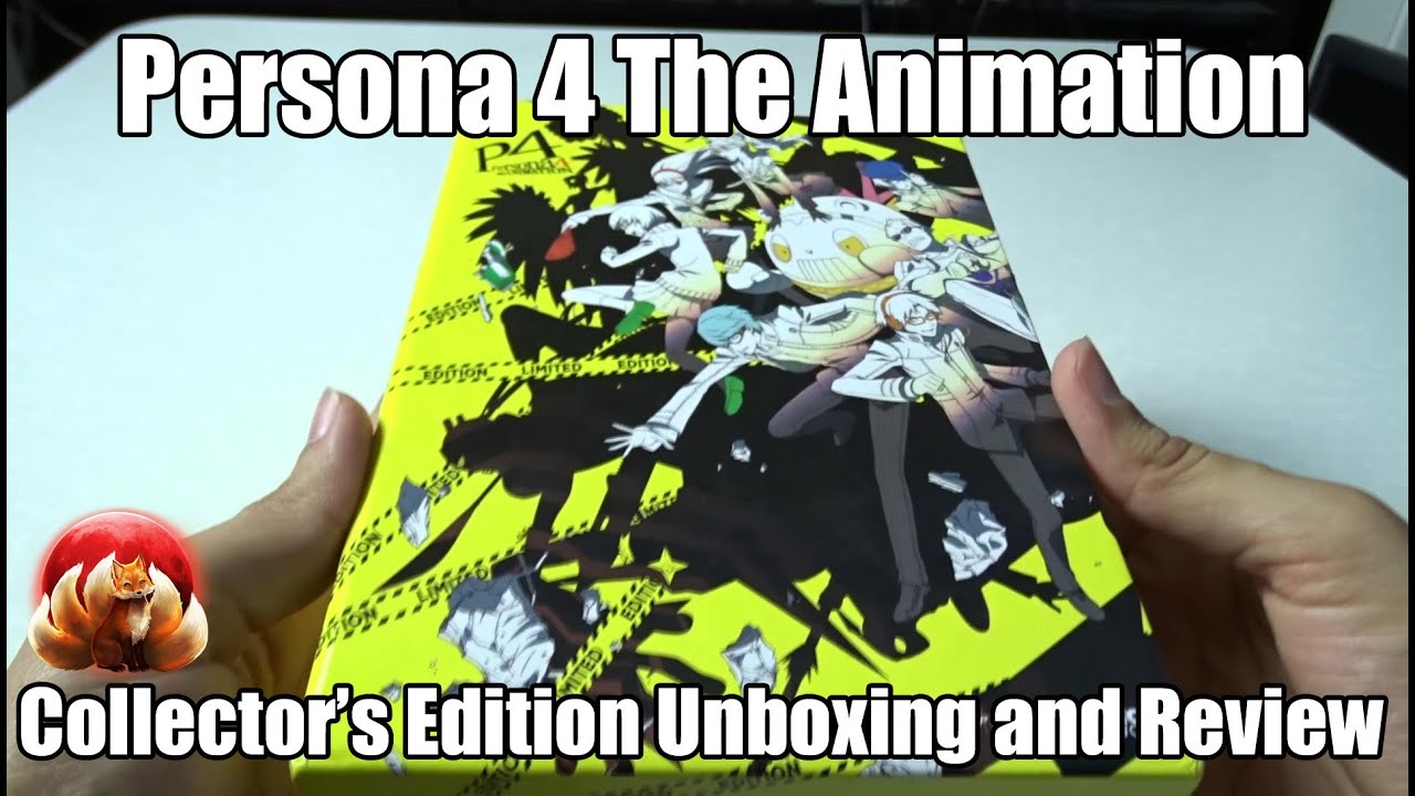 Persona 4 The Animation Collector's Edition Unboxing - YouTube