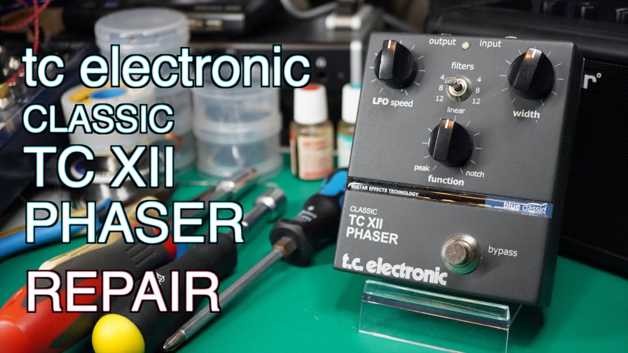 REPAIR】tc electronic CLASSIC TC XII PHASER No effect - YouTube