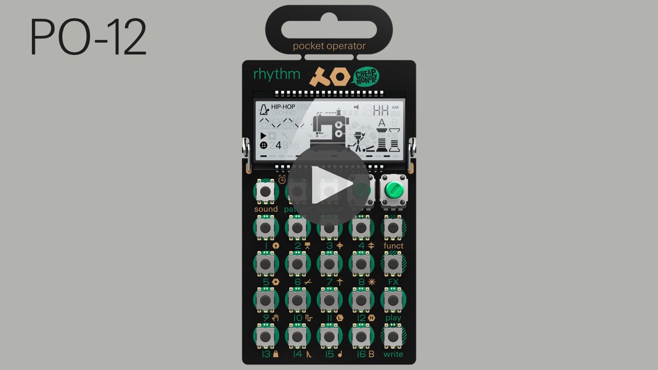 teenage engineering / PO-12 rhythm ｜ SMITHS Digital Musical