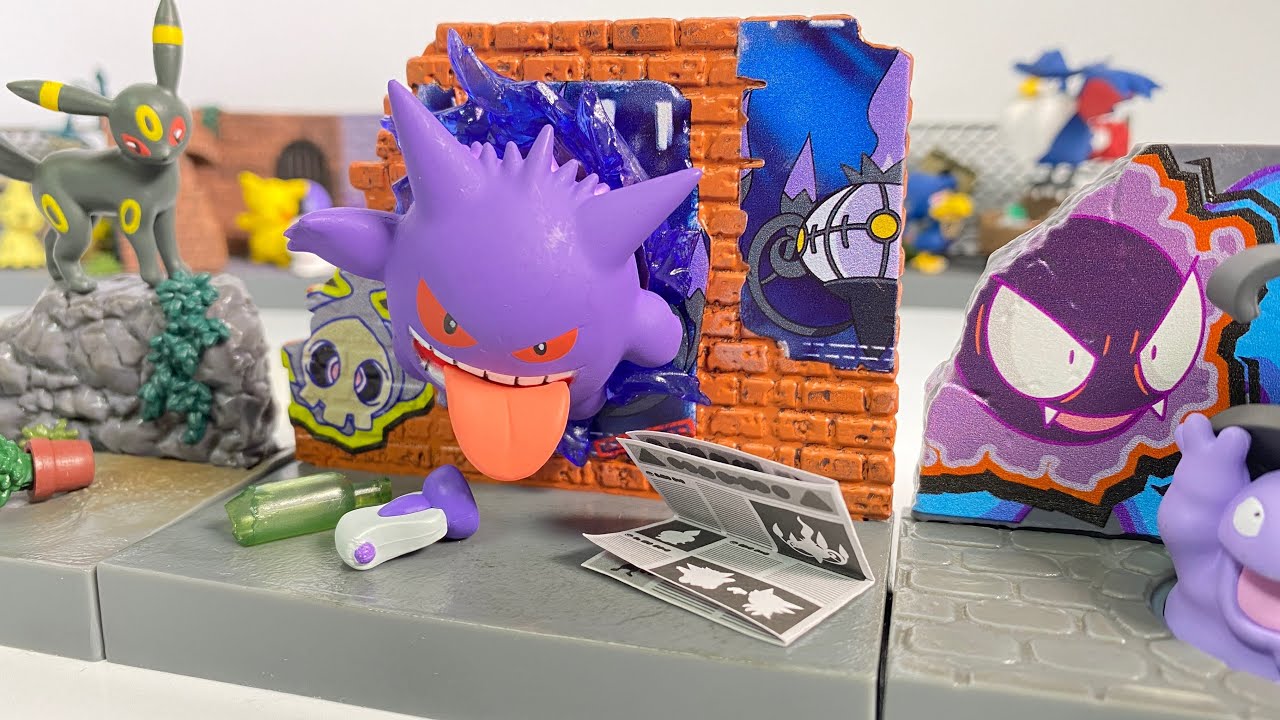 Pokemon Town Back alley at night 