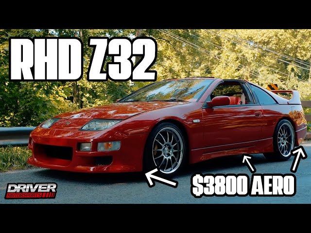 Red 1992 Twin Turbo Z32 Fairlady Z - YouTube