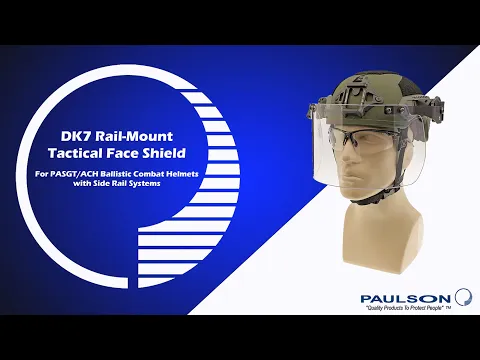 Selecting the Right Paulson Face Shield for Combat Helmets