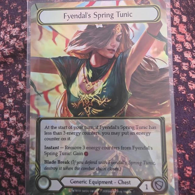 Fyendal's Spring Tunic - Equipment Proxy Alter - Flesh and Blood
