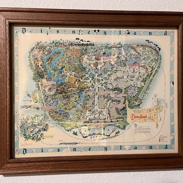 マジックキングダムマップポスター ディズニーマップポスター