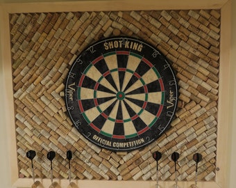手作りコルクダーツボード！デザインは自由に選べます！ダーツボードと