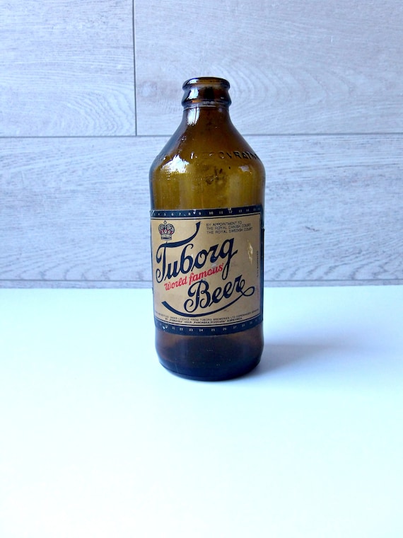 Vintage Tuborg Beer Bottle - Etsy Denmark