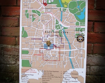 バイオハザード ラクーンシティの地図 デジタルダウンロード - Etsy 日本