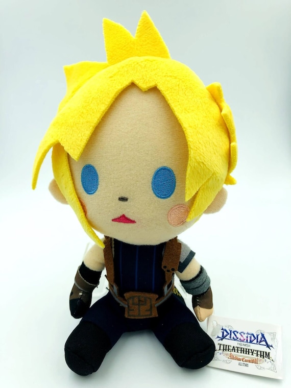 Cloud Strife Plush Final Fantasy VII Remake Dissidia/theatrhythm