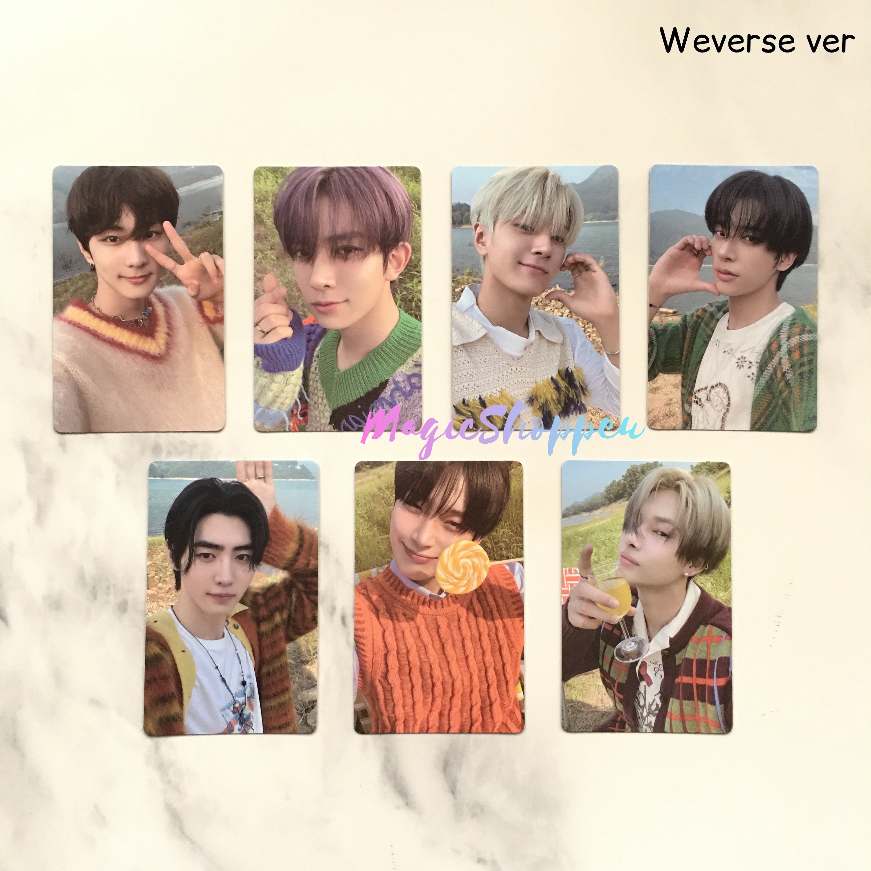 OFFICIAL ENHYPEN Orange Blood Weverse Ver Photocards - Etsy Australia